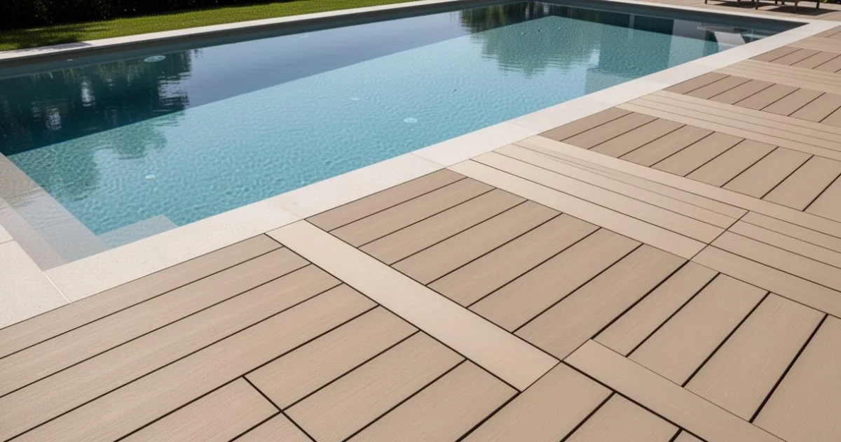 Harmonisez vos extérieurs avec une Lame Terrasse Composite Pleine : Alliez Elegance et Solidite aux nuances naturelles – image 4