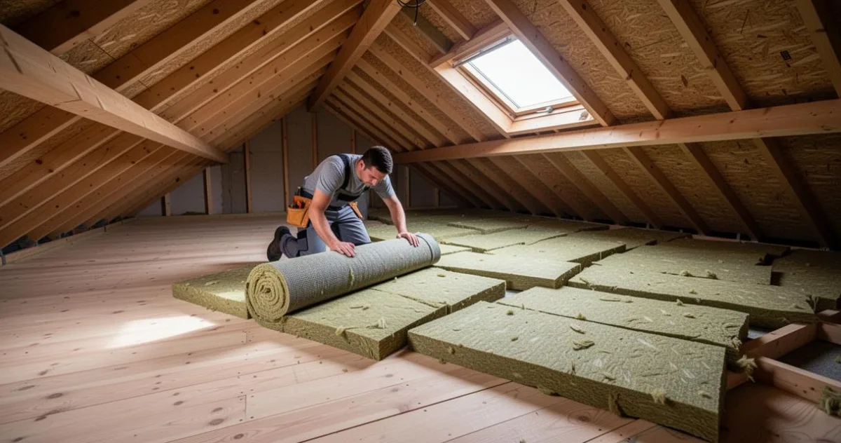 Travaux d'isolation des combles perdus par le plancher : guide complet pour votre maison