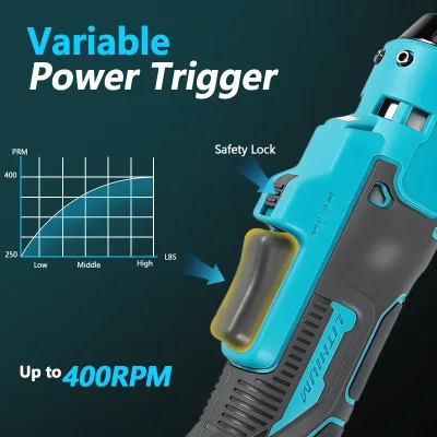 Clé à cliquet électrique sans fil extensible 21 V – image 2