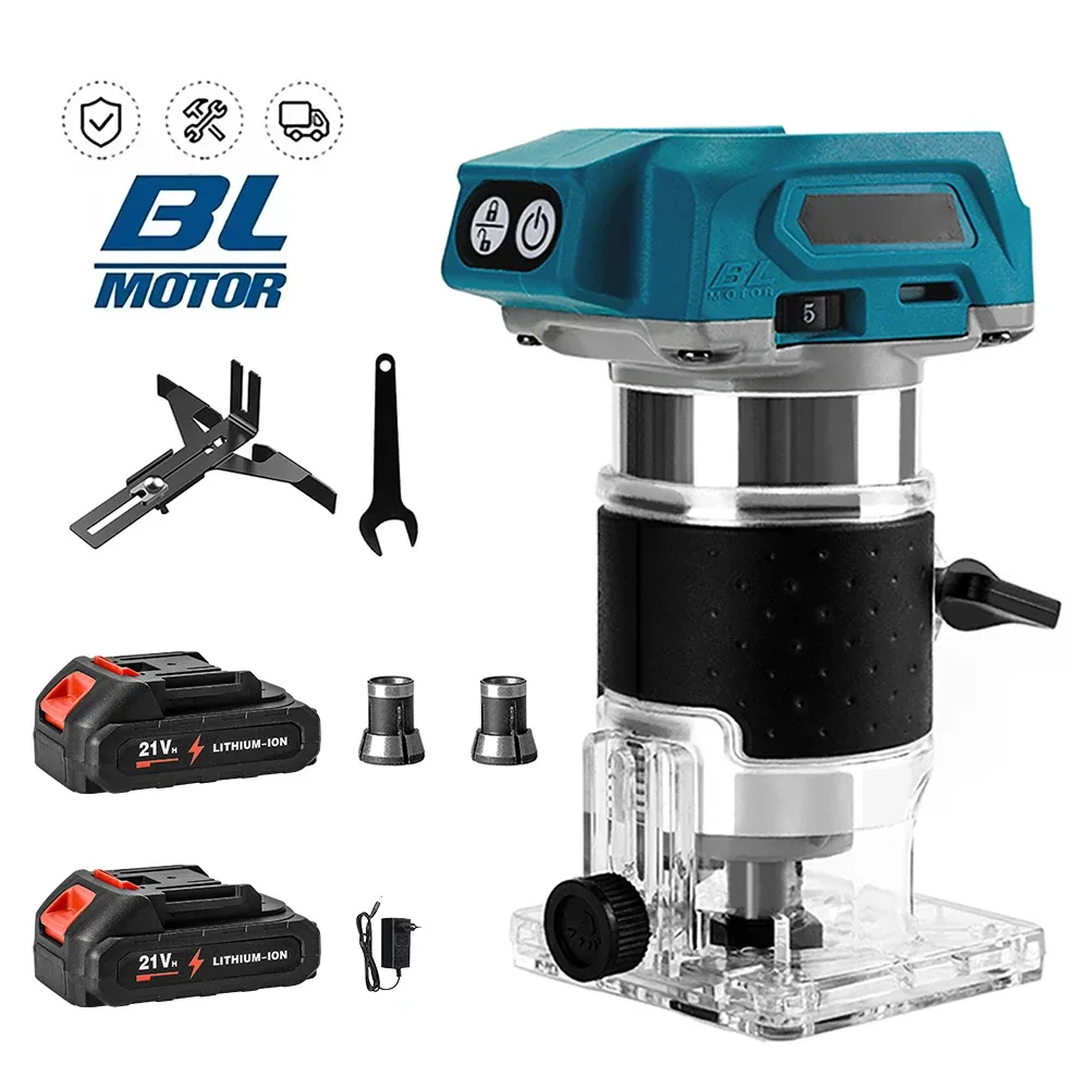Défonceuse à bois sans fil à moteur sans balais