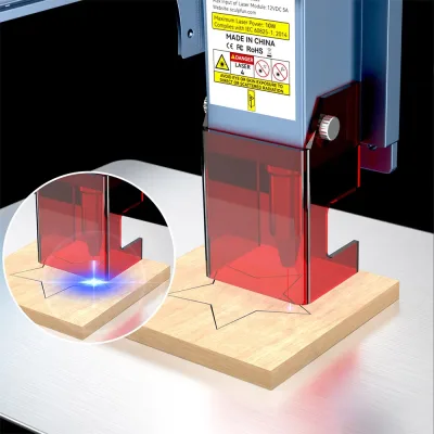 Graveur laser à diode 10 W, zone de 400 × 410 mm – image 3