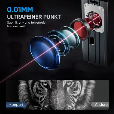 Graveur laser à fibre 60 W avec mise au point auto – image 2