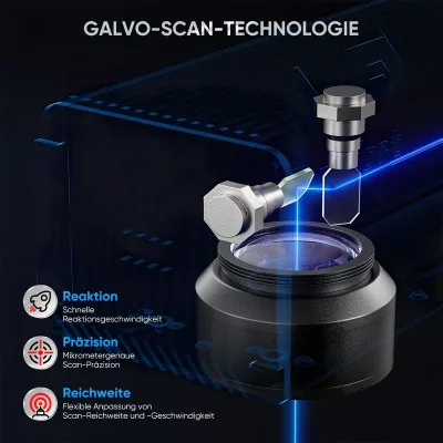 Graveur laser à fibre 60 W avec mise au point auto – image 3