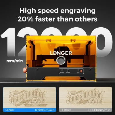 Graveur laser compact 5,5 W avec capot – image 3