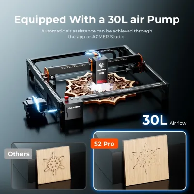 Machine de gravure et découpe laser 400 × 400 mm – image 3