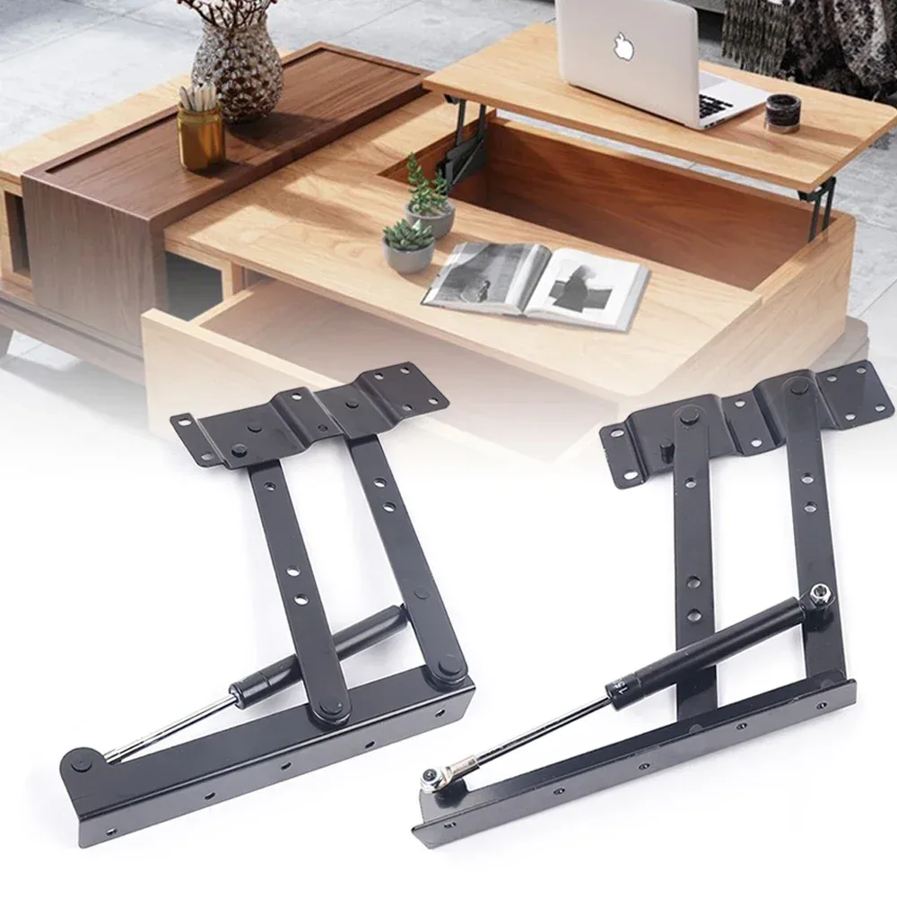 Mécanisme de relevage pour table basse, acier noir