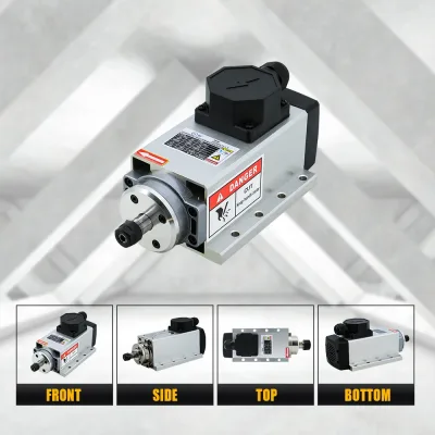 Moteur de broche CNC refroidi par air, mandrin ER20 – image 2