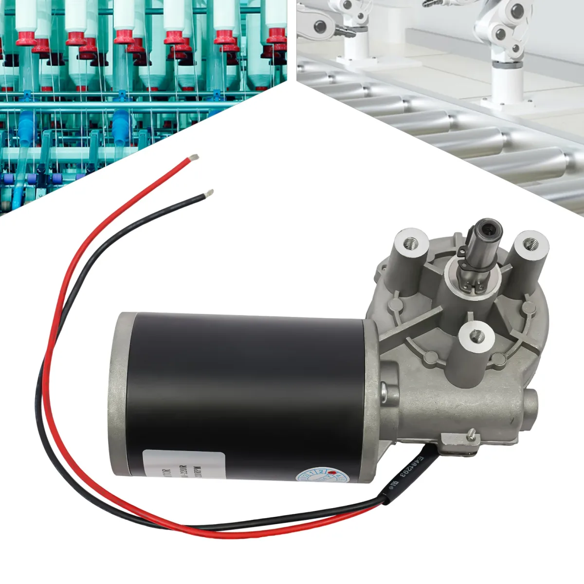 Motoréducteur électrique 12 V, 60 W, 220 tr/min