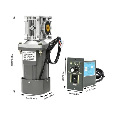 Motoréducteur électrique à vis sans fin 220 V 120 W – image 2