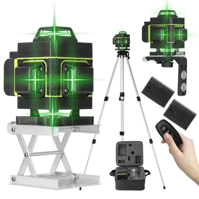 Niveau laser 16 lignes avec trépied en alliage – image 2