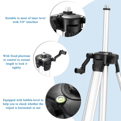 Niveau laser 16 lignes avec trépied en alliage – image 3