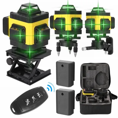 Niveau laser 16 lignes vertes avec auto-nivellement