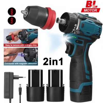 Perceuse-visseuse sans balais à batterie 16,8 V