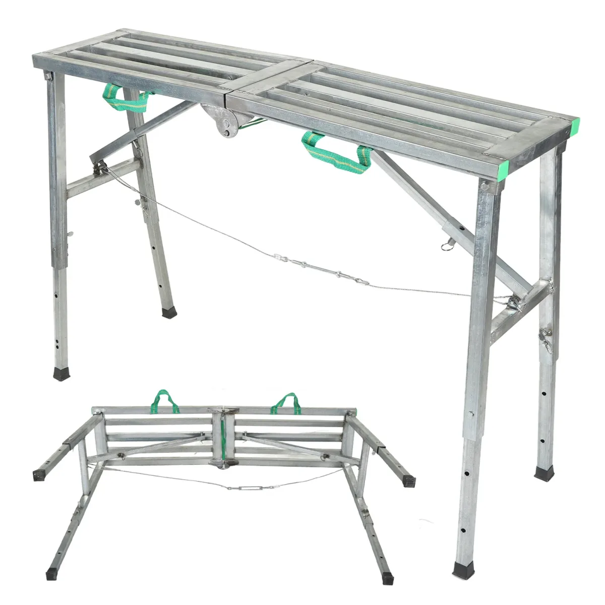 Plateforme de travail pliable en aluminium
