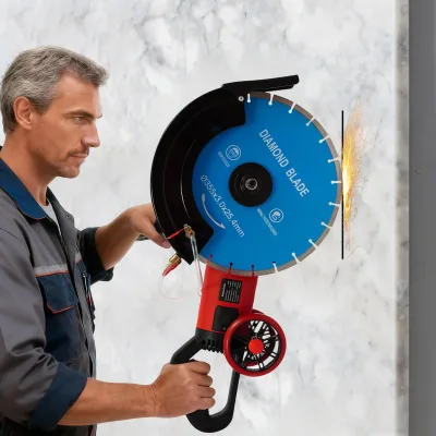 Rainureuse murale électrique 3500 W avec pompe à eau