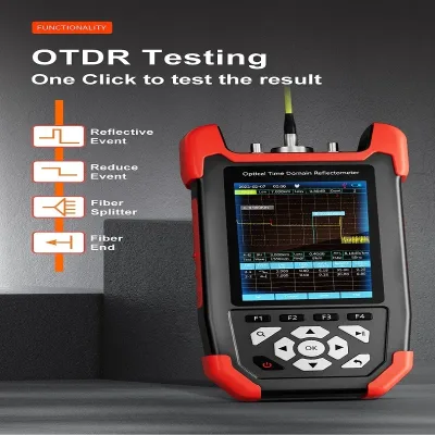 Réflectomètre OTDR à fibre optique avec wattmètre – image 2