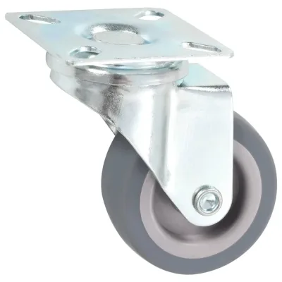 Roulettes pivotantes de 50 mm en TPR, lot de 24 – image 3