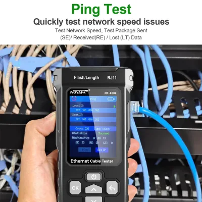 Testeur de câble réseau avec test de longueur – image 2