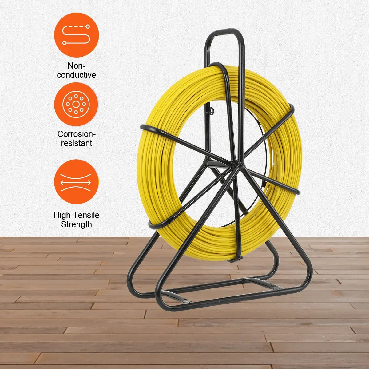Tire-câble en fibre de verre 6 mm, 130 m